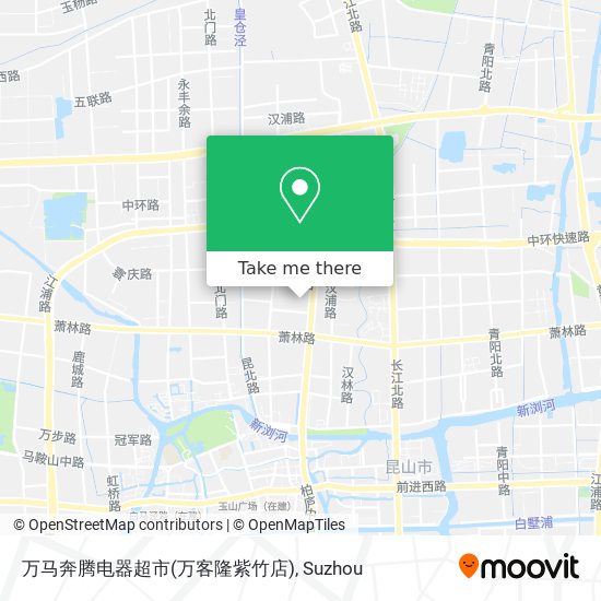 万马奔腾电器超市(万客隆紫竹店) map