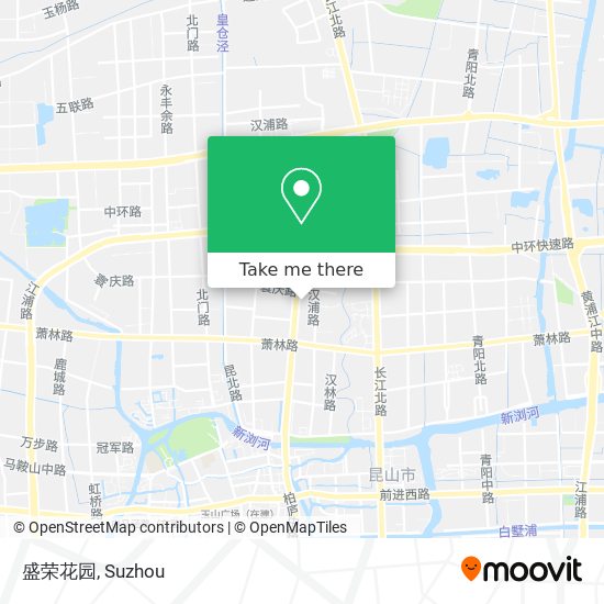 盛荣花园 map