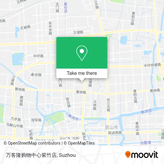 万客隆购物中心紫竹店 map