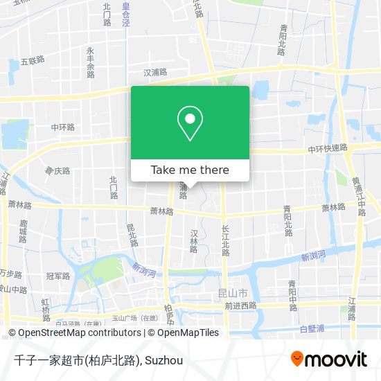 千子一家超市(柏庐北路) map