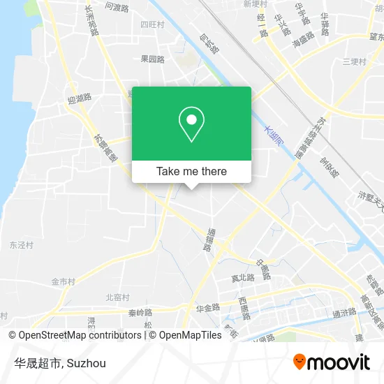 华晟超市 map