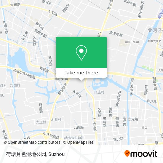 荷塘月色湿地公园 map