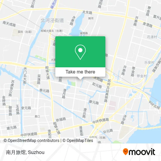南月旅馆 map