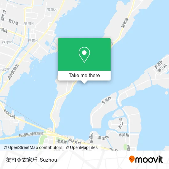 蟹司令农家乐 map
