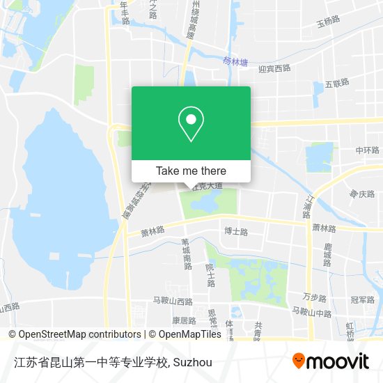 江苏省昆山第一中等专业学校 map