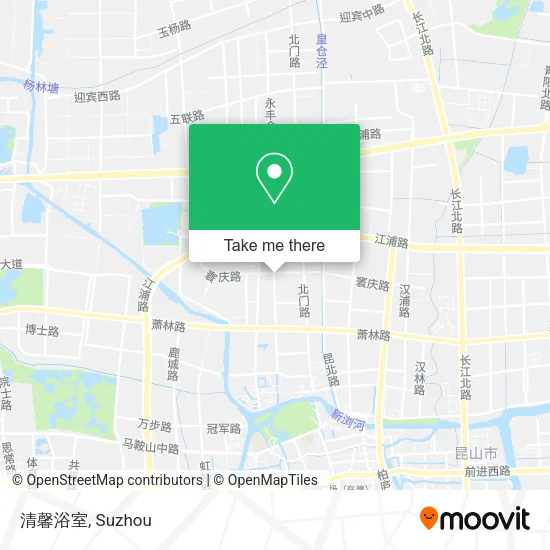 清馨浴室 map