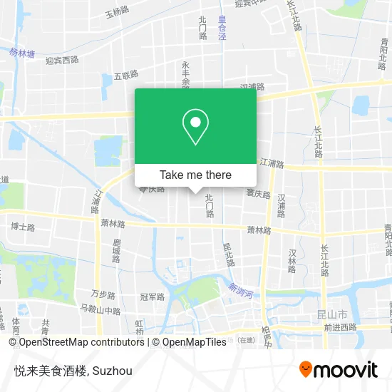 悦来美食酒楼 map