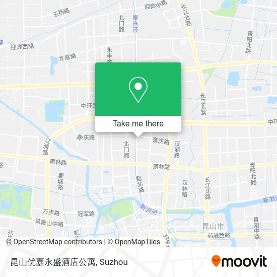 昆山优嘉永盛酒店公寓 map