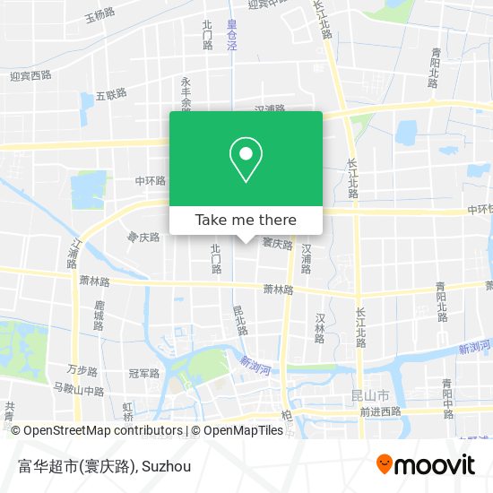 富华超市(寰庆路) map