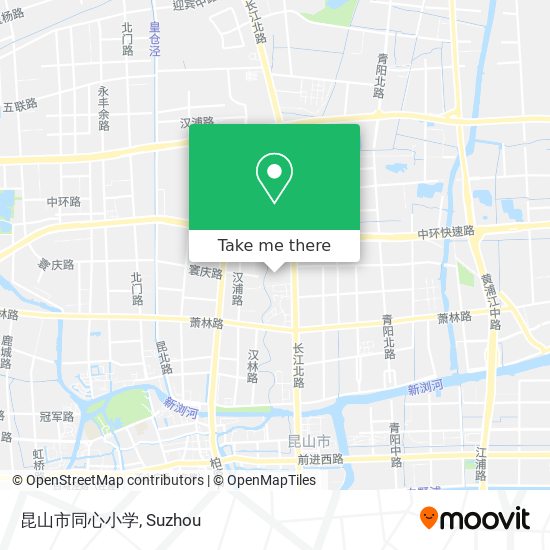 昆山市同心小学 map