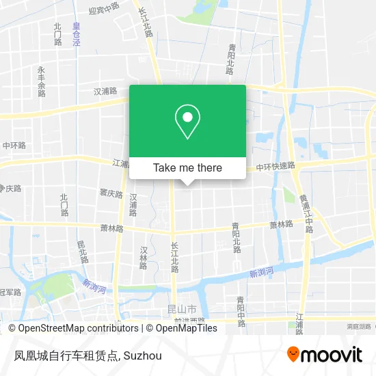 凤凰城自行车租赁点 map