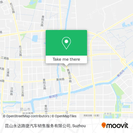 昆山永达路捷汽车销售服务有限公司 map