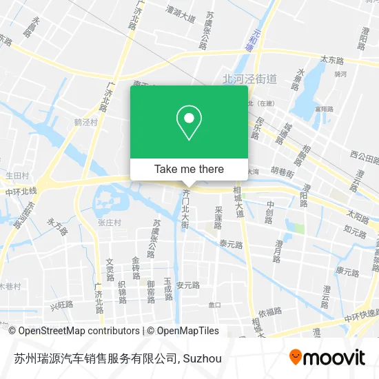 苏州瑞源汽车销售服务有限公司 map