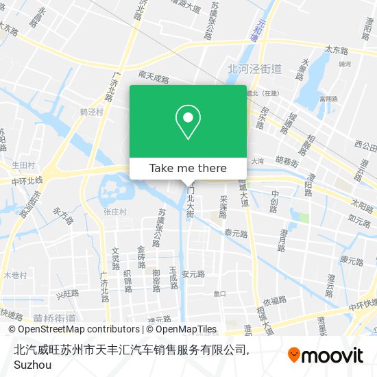 北汽威旺苏州市天丰汇汽车销售服务有限公司 map