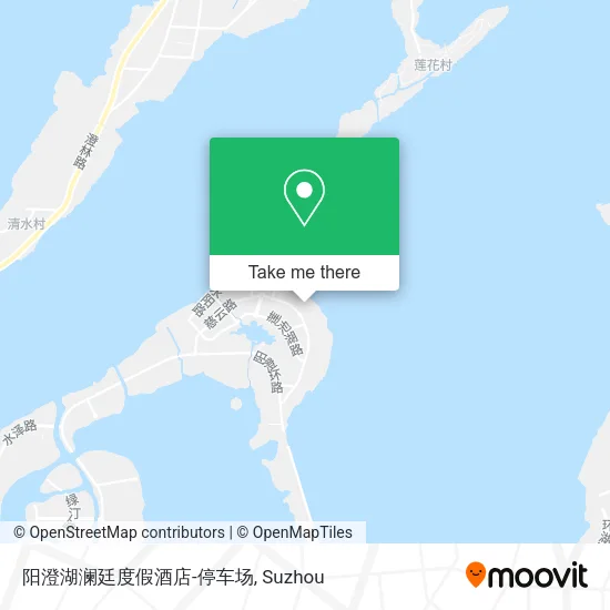 阳澄湖澜廷度假酒店-停车场 map