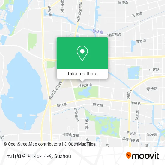 昆山加拿大国际学校 map