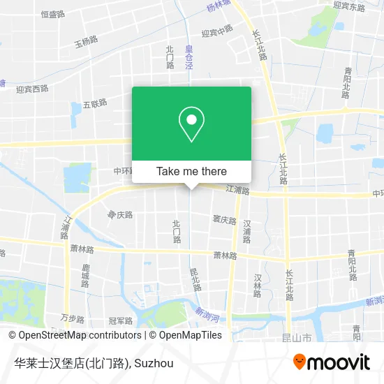 华莱士汉堡店(北门路) map