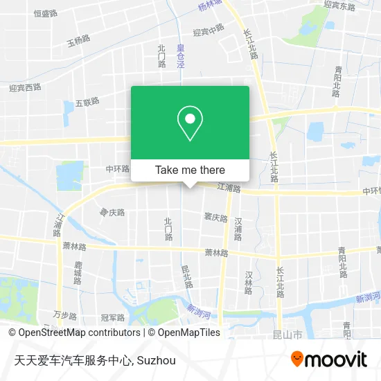 天天爱车汽车服务中心 map