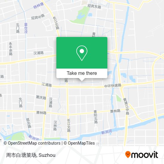 周市白塘菜场 map