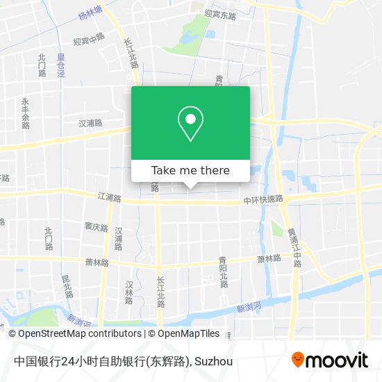 中国银行24小时自助银行(东辉路) map