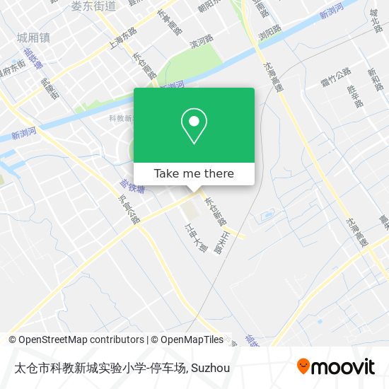 太仓市科教新城实验小学-停车场 map