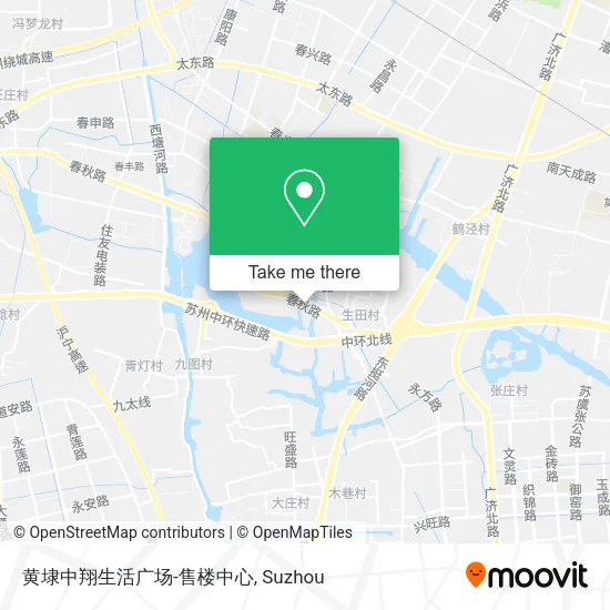 黄埭中翔生活广场-售楼中心 map