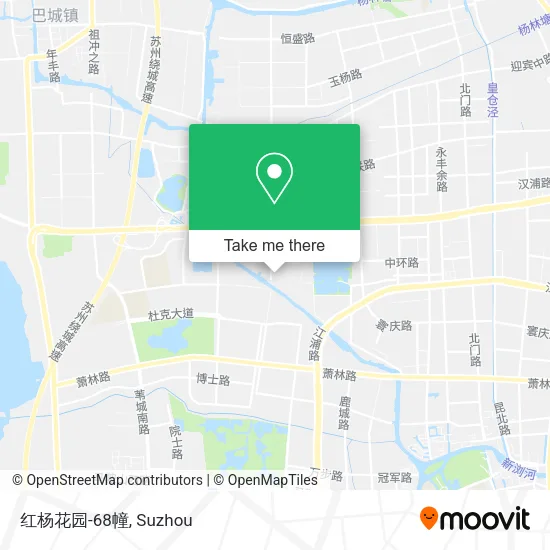 红杨花园-68幢 map