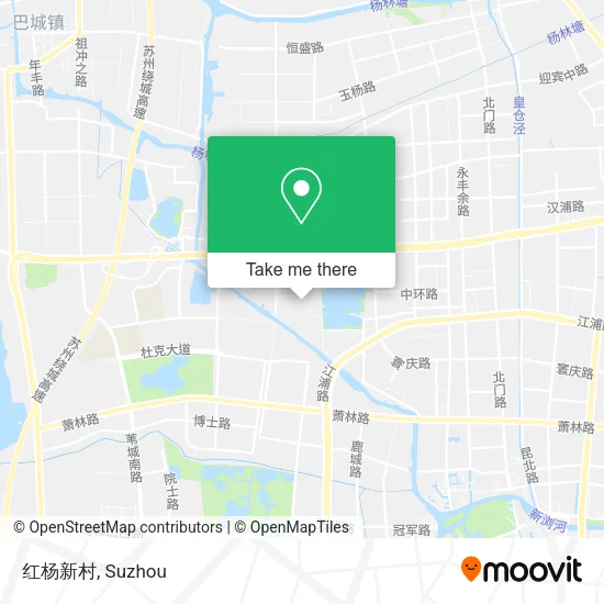 红杨新村 map