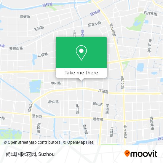 尚城国际花园 map