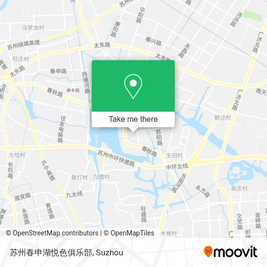 苏州春申湖悦色俱乐部 map