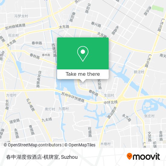 春申湖度假酒店-棋牌室 map