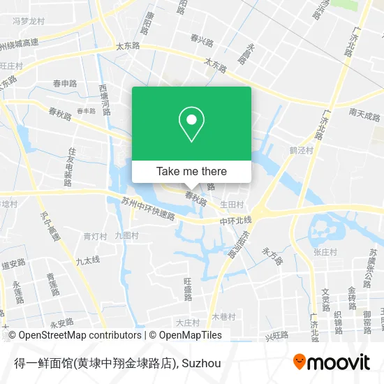 得一鲜面馆(黄埭中翔金埭路店) map