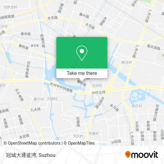 冠城大通蓝湾 map