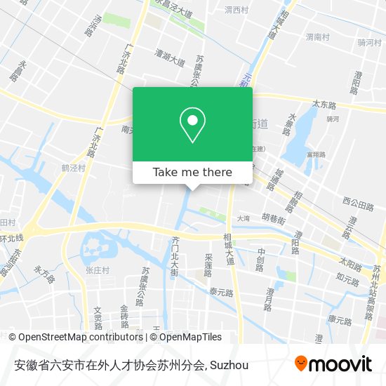 安徽省六安市在外人才协会苏州分会 map