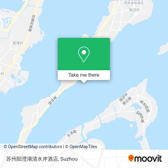 苏州阳澄湖清水岸酒店 map