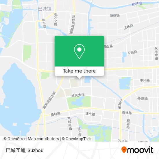 巴城互通 map