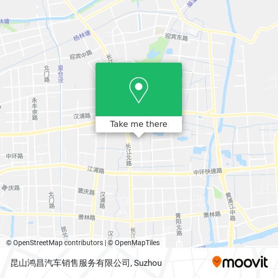 昆山鸿昌汽车销售服务有限公司 map