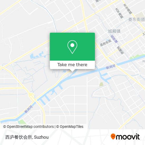 西庐餐饮会所 map