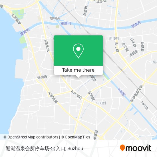 迎湖温泉会所停车场-出入口 map