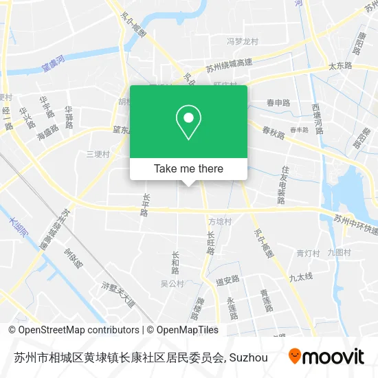 苏州市相城区黄埭镇长康社区居民委员会 map