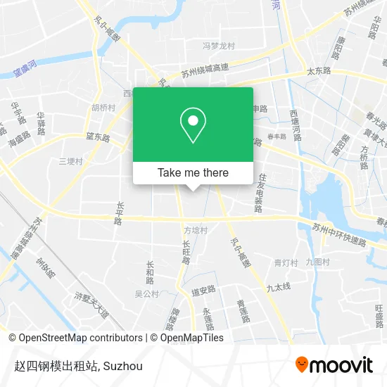 赵四钢模出租站 map
