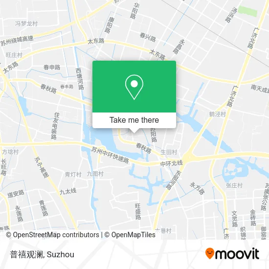 普禧观澜 map