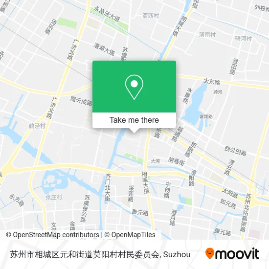 苏州市相城区元和街道莫阳村村民委员会 map