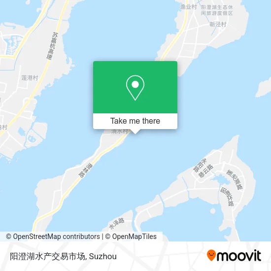 阳澄湖水产交易市场 map