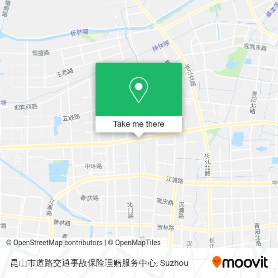 昆山市道路交通事故保险理赔服务中心 map