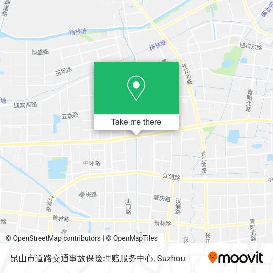 昆山市道路交通事故保险理赔服务中心 map