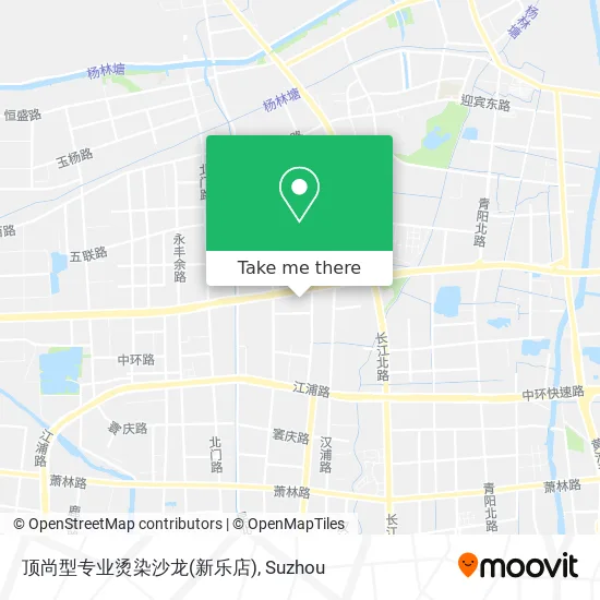 顶尚型专业烫染沙龙(新乐店) map