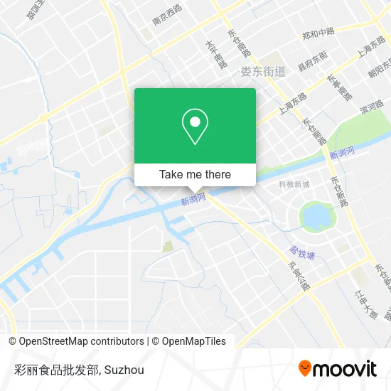 彩丽食品批发部 map