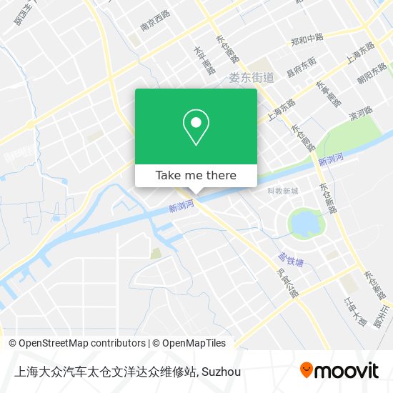 上海大众汽车太仓文洋达众维修站 map