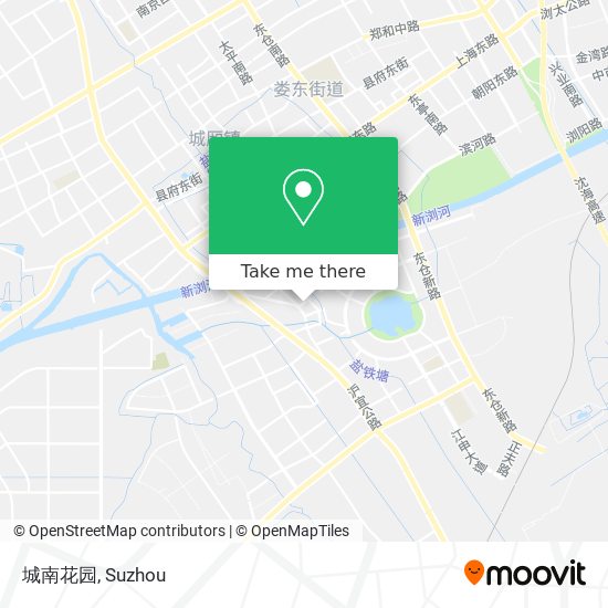 城南花园 map